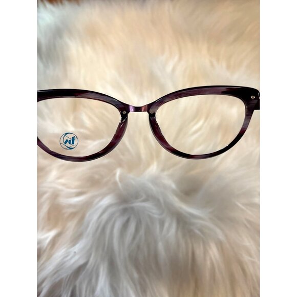 Bon Vivant Charline Eyeglass Frames Handmde In Italy 51 19 145 Lightweight Round - Picture 4 of 8